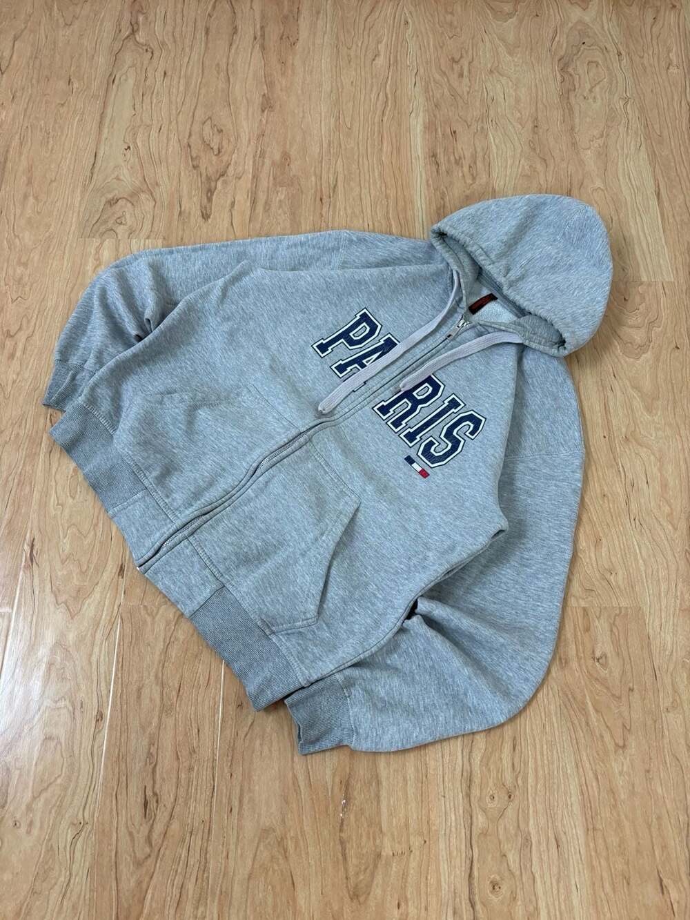 Famous Paris Graphic Zip-Up Hoodie